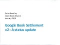 GBS Amended Settlement: A status update