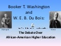 Washington And Du Bois
