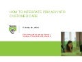 How to Integrate Privacy into Your Customer Care
