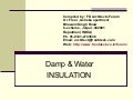 Water insulation