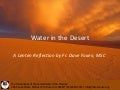 Water in the Desert