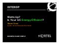 Watts Up? Is Your UC Energy Efficient?