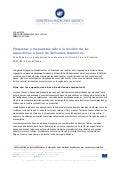 Preguntas y respuestas sobre la revision de los supositorios a base de derivados terpenicos