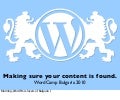 WordCamp Bulgaria: Making sure your content is found.