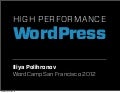 High Performance WordPress