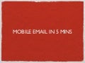Optimizing HTML Email for Mobile | WDYK
