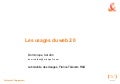 Les usages du Web 2.0