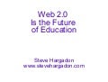Web 2.0 Is the Future of Education