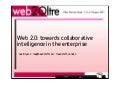 Web 2.0: towards collaborative - Lee Bryant