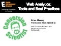 Web Analytics: Tools and Best Practices