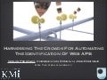 Harnessing the Crowds for Automating the Identification of Web APIs