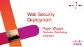 Web Security Deployment