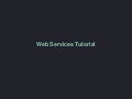 Web Services PHP Tutorial
