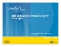 Web Sphere Portal Security