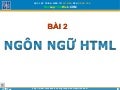 Bài 2 - Ngôn ngữ HTML - Học lập trình web cơ bản với Html, Css, Javascript