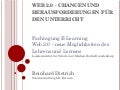 Web 2 0   Chancen Und Herausforderungen FüR Den Unterricht