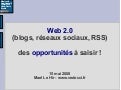 Le web 2.0 : des opportunités pour les entreprises