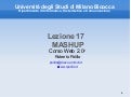 Corso Web 2.0: Mashup