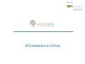 Successful e-Commerce in China