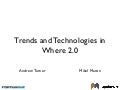 Trends And Technologies In Where2.0 - Web2 Expo New York