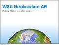 W3C Geolocation API - Making Websites Location-aware