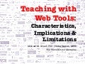 Teaching with Web Apps