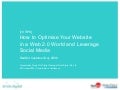 10 Tips: How to Optimise Your Website in a Web 2.0 World