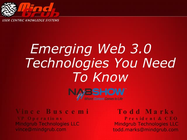 Emerging Web 3.0 Technologies You N...