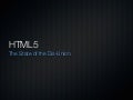 HTML5 Update