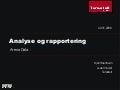 Webanalyse og rapportering