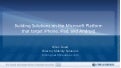 Building solutions on the Microsoft platform that target iPhone, iPad, and Android devices
