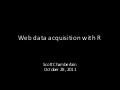 Web data from R