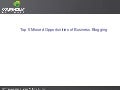 Top 5 Total Missed Opportunities of Business Blogging