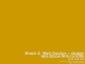 Web Design Phase