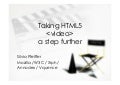 Taking HTML5 video a step further