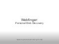 Webfinger: Personal Web Discovery