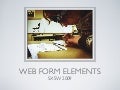 Web Form Elements