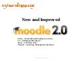 Moodle 2.0 - New and Improved
