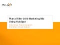 Webinar.2010 Planning Using Hub Spot