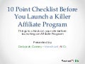 Webinar are you ready to launch an affiliate program?