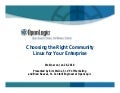 Choosing the Right Community Linux for Your Enterprise