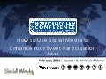 Webinar  Hospitality Law Conference 2011 Maximizing your Event Social Marketing - Presentation Snapshot - 2-2-11