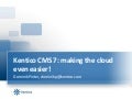 Kentico CMS 7 – Making the Cloud Even Easier