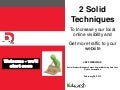 Webinar  on-line presence