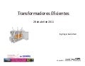 Webinar1Webinar - Transformadores Eficientes y Cambio de Tarifa