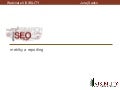 Webinár 1: SEO- metriky a reporting