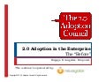 2.0 Adoption in the Enterprise - The Before