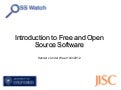 JISC Webinar - An introduction to free and open source software