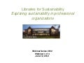 Libraries for Sustainability Webinar #3