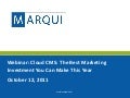 Cloud CMS: The Best Marketing Investment You Can Make this Year